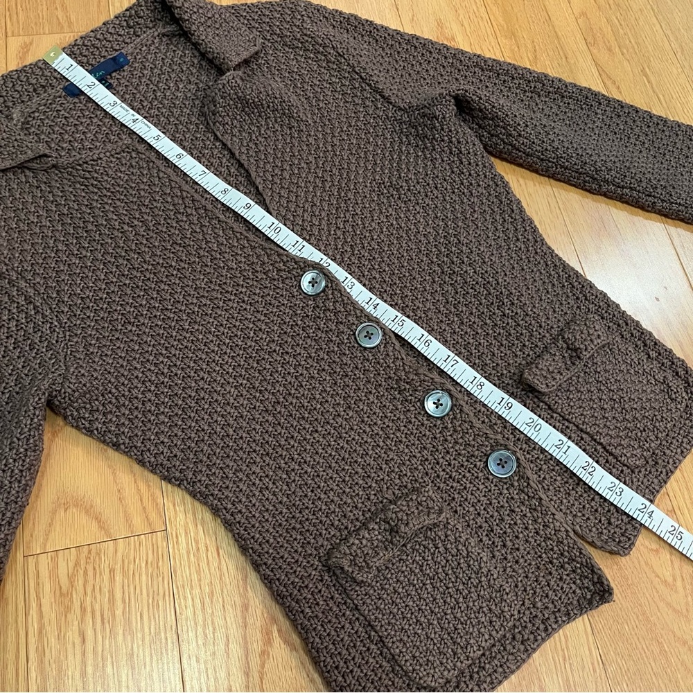 Boden Chunky Knit Collared Cardigan - Picture 9 of 10